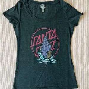 Santa Cruz Skateboards Grey Tee with Graphic